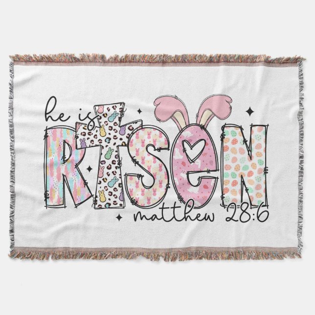 Cobertor Jesus Cristo Páscoa Jesus homens cristãos, mulhere (Frente)