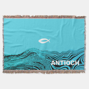 Cobertor Jesus Fish Wavy Watts