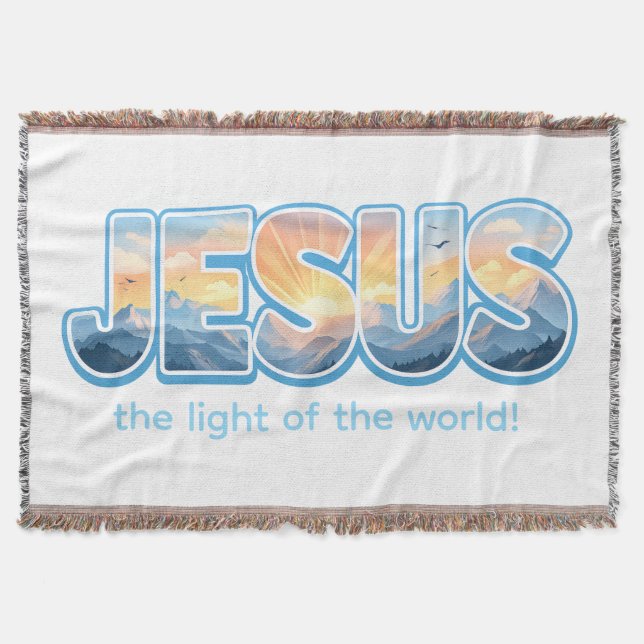 Cobertor Jesus Sunrise (Frente)