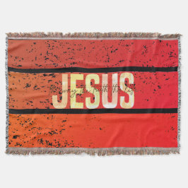 Cobertor Jesus, the way the truth and the life sunset