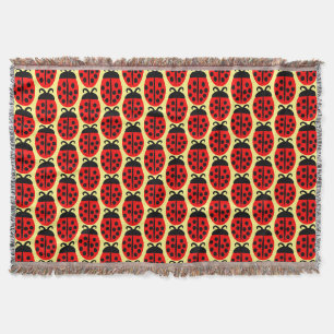 Cobertor Joaninha Vermelha Fofa