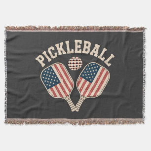 Cobertor Jogador de Pickleball da Bandeira dos EUA