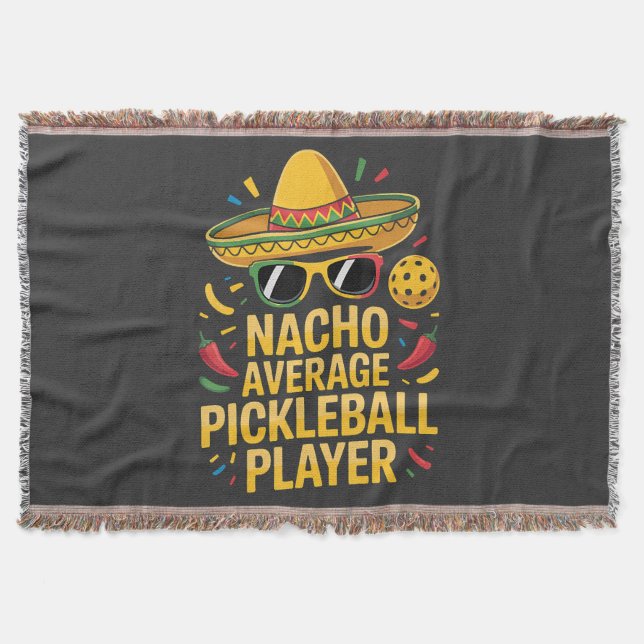 Cobertor Jogador de pickleball não médio (Frente)