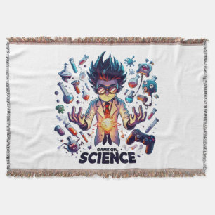 Cobertor Jogo de Concoção Química Ligado, Tema Ciência