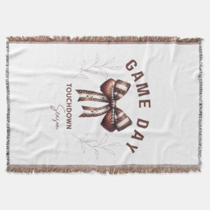 Cobertor Jogo Dia de Tocar Garota de Futebol