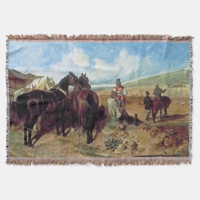 Cobertor John Frederick Herring Outono 1846 (Frente)