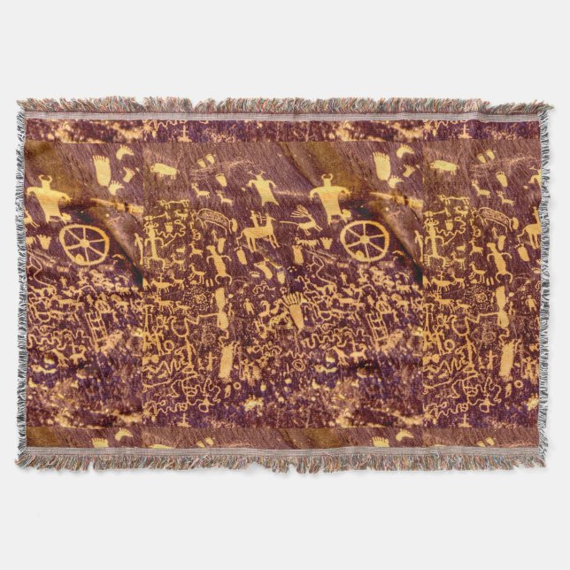 Cobertor Jornal Rock American Indian Utah (Frente)