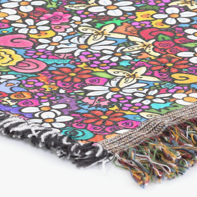 Cobertor Joyful Garden Groovy (Canto)