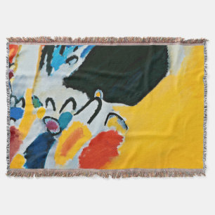 Cobertor Kandinski Impressão III Concerto Abstrato Pintura