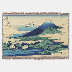 Cobertor Katsushika Hokusai - Umegawa na província de Sagam