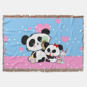 Cobertor Kawaii Panda Bear Engraçado Presentes Nomeados