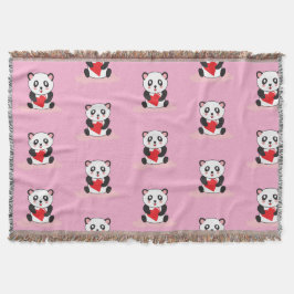Cobertor Kawaii Panda Plush Blanket para Crianças