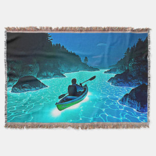 Cobertor Kayak em Design de água brilhante