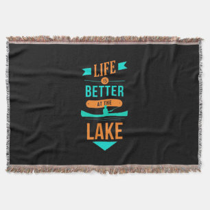 Cobertor Kayaking Life É Melhor No Lago