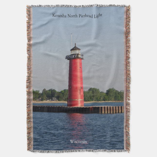Cobertor Kenosha North Pierhead Lâmpada Lâmpada (Frente Vertical)