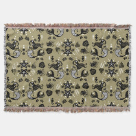 Cobertor Kids Mermaid Gold Beach