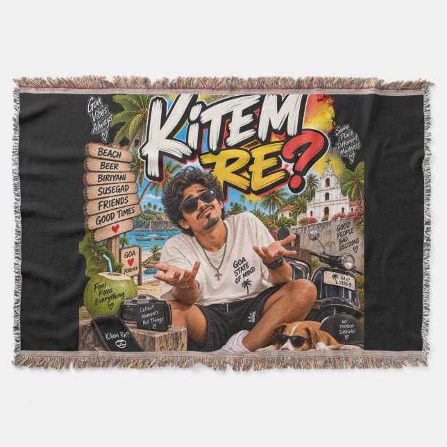 Cobertor Kitem Re? – Estado de Espírito de Goa (Frente)