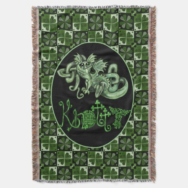 Cobertor Knotty Dragon Throw Blanket (Frente Vertical)