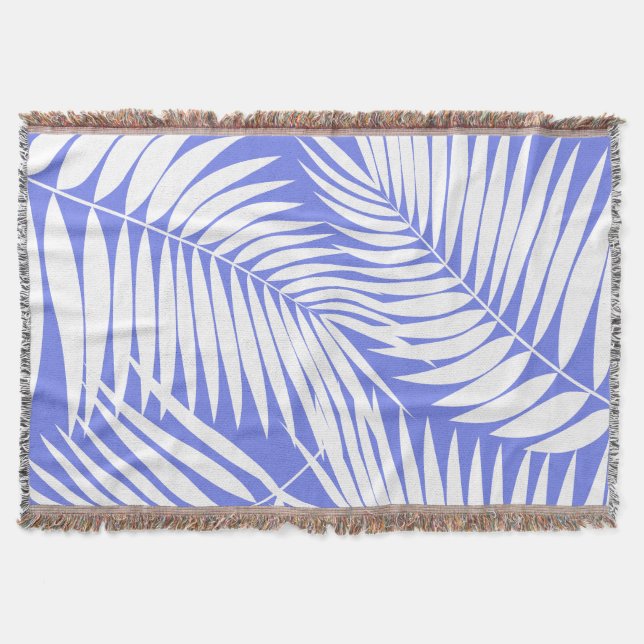 Cobertor Kona Palms Hawaiian Leaf Tropical (Frente)
