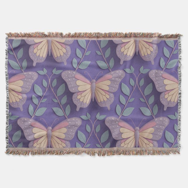 Cobertor Kupu-Kupu Shadow Dance (Frente)