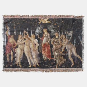 Cobertor La Primavera (Primavera) por Sandro Botticelli