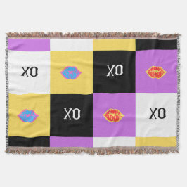 Cobertor Lábios Passivos e Padrão XO