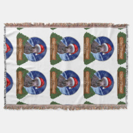 Cobertor Labrador Retriever Christmas