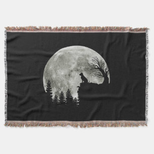Cobertor Labrador Retriever Stand On Mountain Halloween