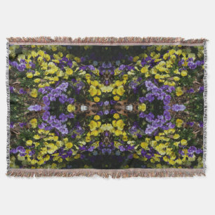 Cobertor Lado da colina de Panteras Roxas e Amarelas