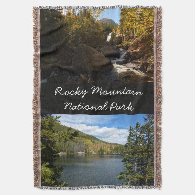 Cobertor Lago Bear no Parque Nacional Rocky Mountain (Frente Vertical)