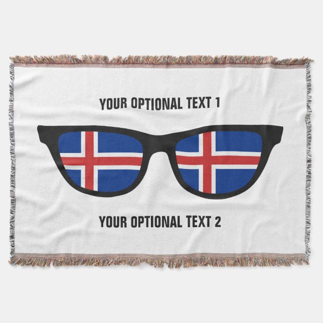 Cobertor Lâmpada de lançamento personalizada dos Shades da  (Frente)