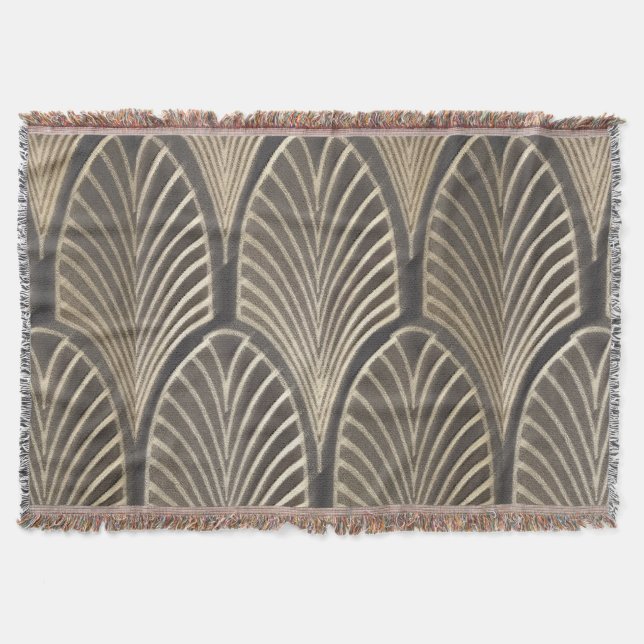 Cobertor Lance da cobertura do fã do art deco (Frente)