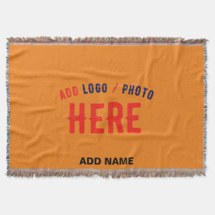 Cobertor LARANJA ESCURA PERSONALIZADA MODERNA DE na moda VE