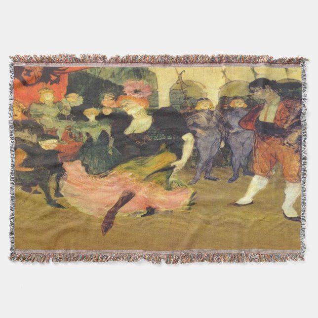Cobertor Lautrec Throw Blanket - Famosa Arte - Presentes (Frente)