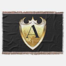 Cobertor Letra A alfabeto maiúsculo