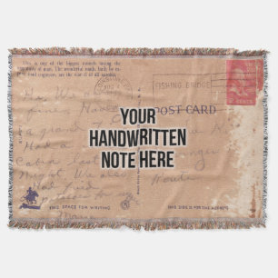 Cobertor Letra Manuscrita Personalizada em Nome Sentimental