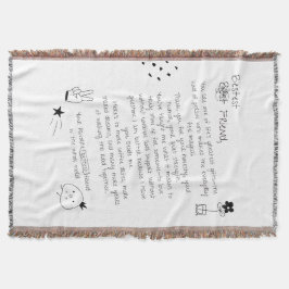 Cobertor Letra Melhor Amigo