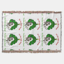 Cobertor Lhasa Apso Christmas