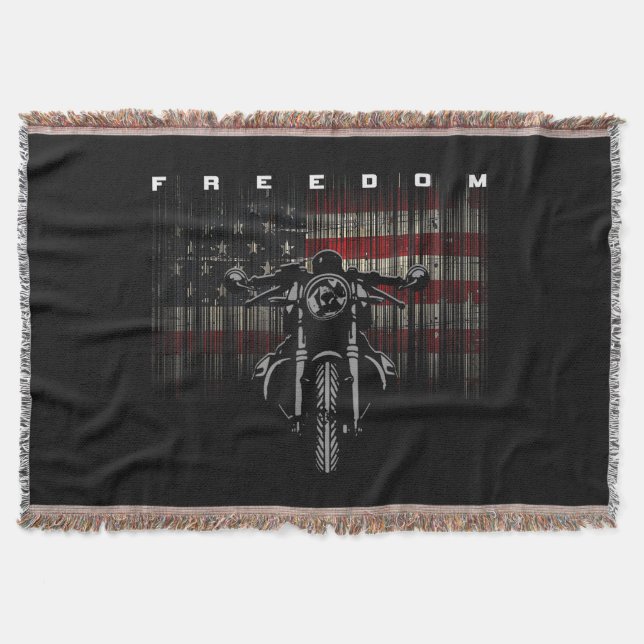 Cobertor Liberdade para motocicleta americana (Frente)