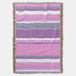 Cobertor Lilac stripes