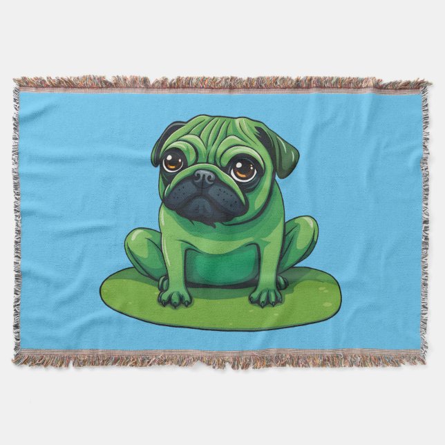 Cobertor Lili Pug (Frente)