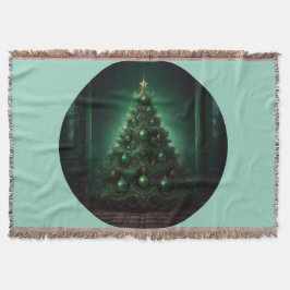 Cobertor Linda árvore de Natal do estilo barroco