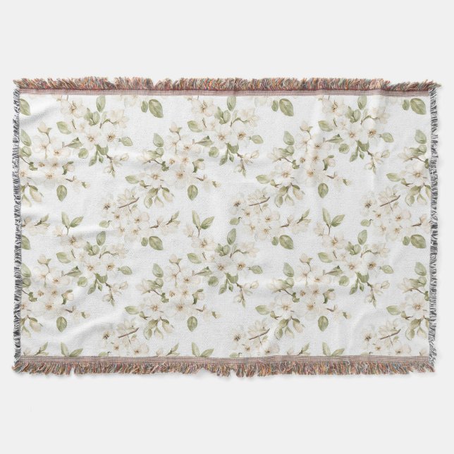Cobertor Linda Árvore Florindo em Creme (Frente)