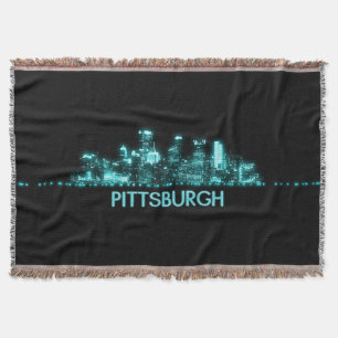 Cobertor Linha Skyline de Pittsburgh