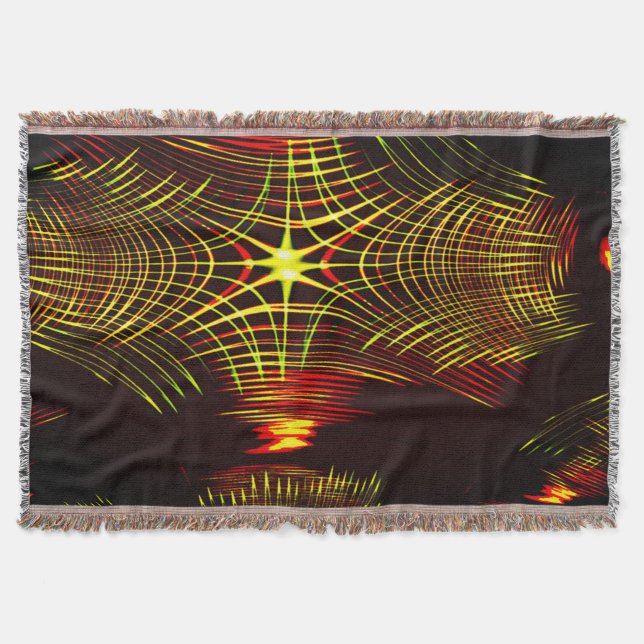 Cobertor Linhas que se repetem em efeito de onda e luz? (Frente)