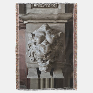 Cobertor Lion Head Throw