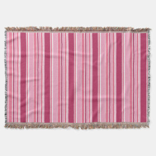 Cobertor Listras cor-de-rosa