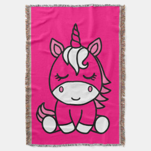 Cobertor Little Girls Unicorn Pony