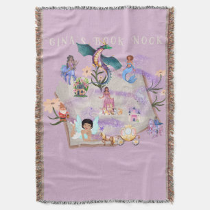 Cobertor Livro de Histórias Personalizadas