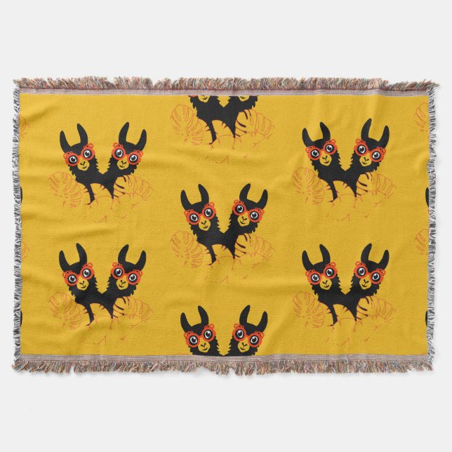 Cobertor Llama Sisters (Frente)